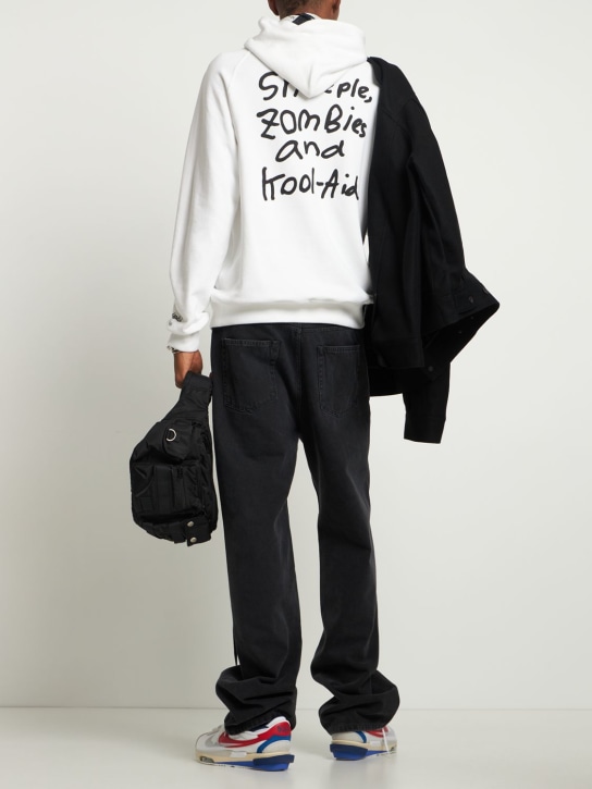Madsaki printed cotton jersey hoodie - Thumbnail 2
