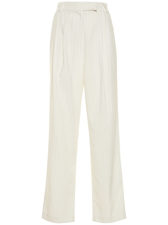 Bea fluid pinstripe suit pants
