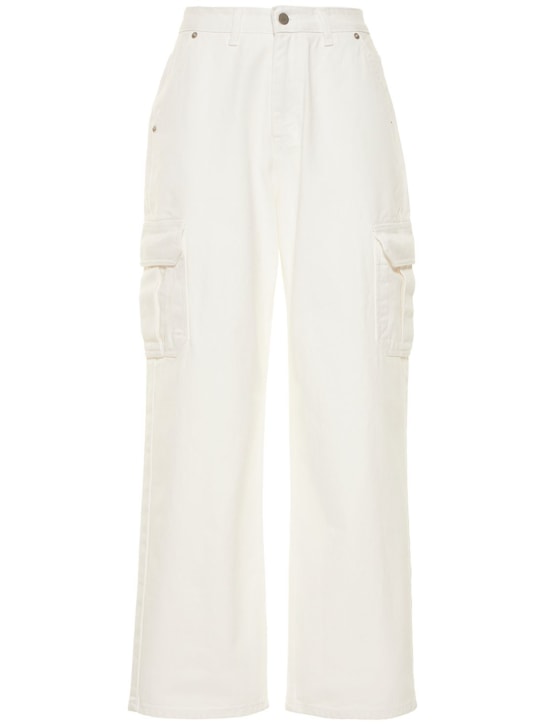 Kai cotton denim cargo jeans - Thumbnail 1
