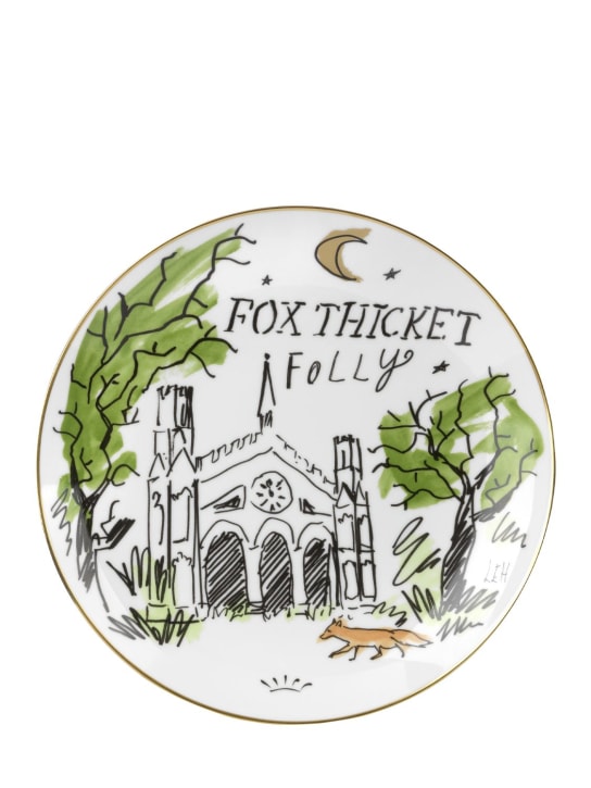 Ginori 1735: Fox Thicket Folly プレート - ecraft_0 | Luisa Via Roma