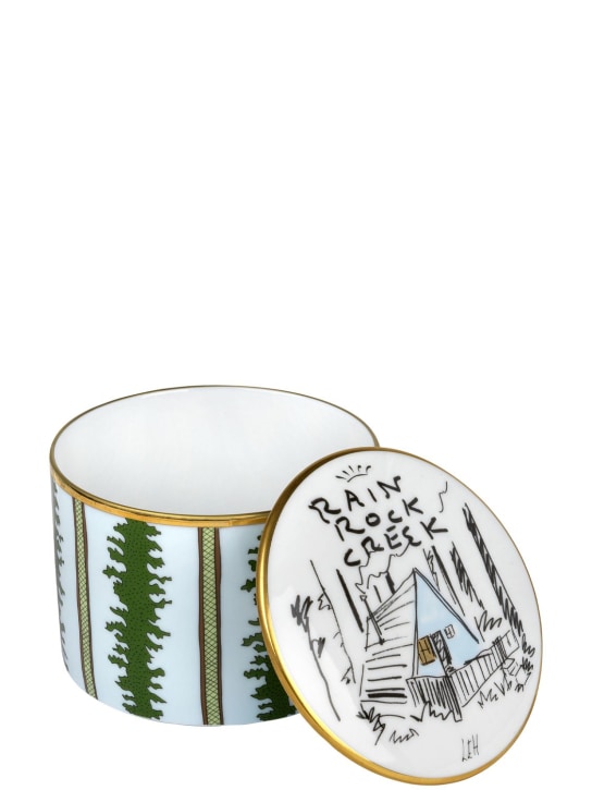 Ginori 1735: Rain Rock Creek porcelain box - Multicolor - ecraft_1 | Luisa Via Roma