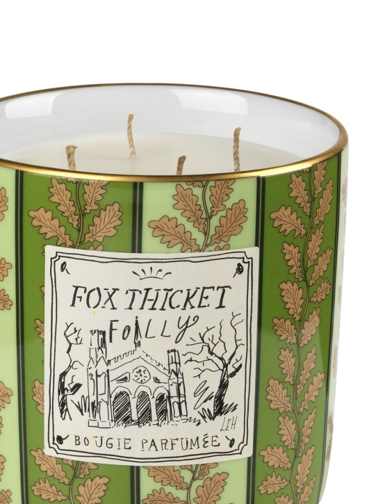 Ginori 1735: Grande bougie parfumée Fox Thicket Folly - Vert - ecraft_1 | Luisa Via Roma