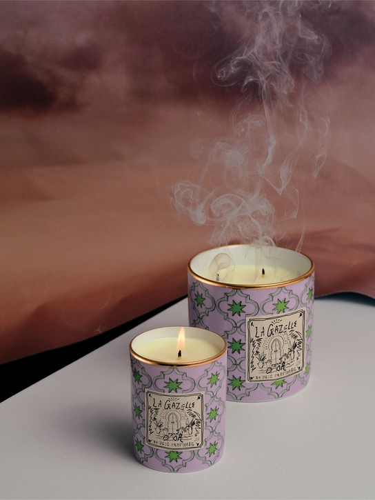Ginori 1735: La Gazelle D'or regular scented candle - Purple - ecraft_1 | Luisa Via Roma