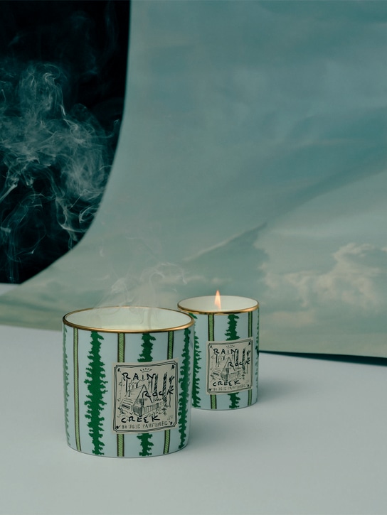Ginori 1735: Rain Rock Creek regular scented candle - Green - ecraft_1 | Luisa Via Roma