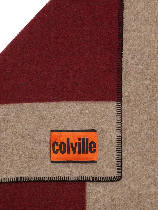 Colville: Couverture en laine mélangée à rayures - Multicolore - ecraft_1 | Luisa Via Roma