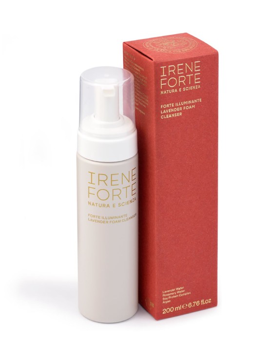 Irene Forte Skincare: 200ml Lavender Foam Cleanser - Transparent - beauty-men_1 | Luisa Via Roma