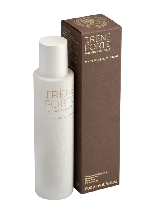 Irene Forte Skincare: White Wine Body Cream 200ml - Trasparente - beauty-women_1 | Luisa Via Roma