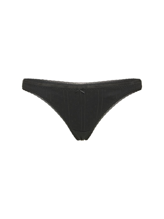 Pointelle Thong Panty