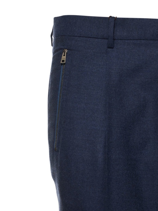 Etro: Wool blend formal pants - men_1 | Luisa Via Roma