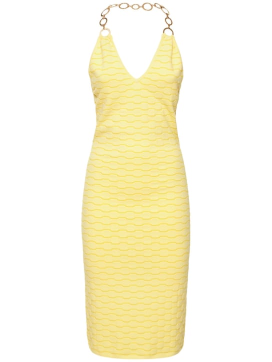 Musier Paris: Losde 비스코스 혼방 미니 드레스 - 옐로우 - women_0 | Luisa Via Roma