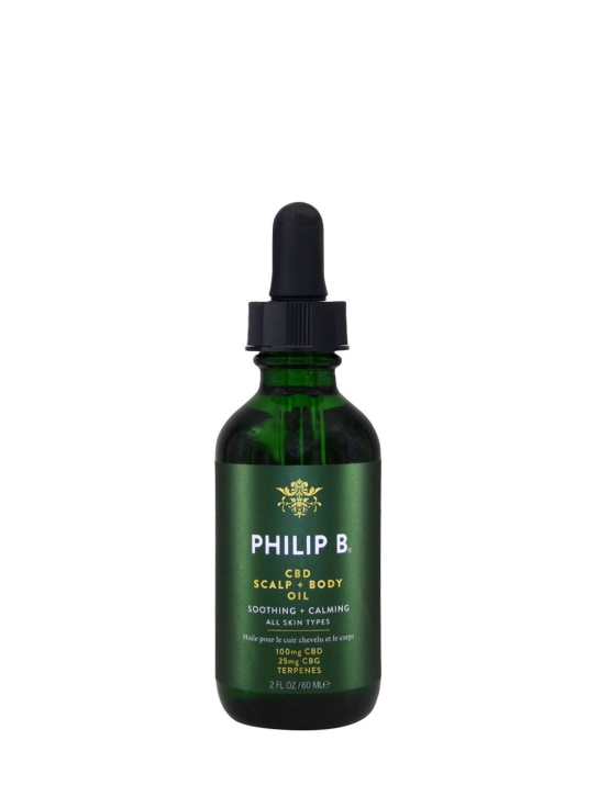Philip B: 60ml CBD scalp + body oil - Durchsichtig - beauty-men_0 | Luisa Via Roma