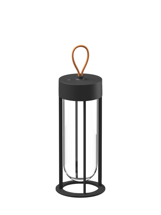 Flos: Lampe de table portable in vitro non branchée - Noir - ecraft_0 | Luisa Via Roma