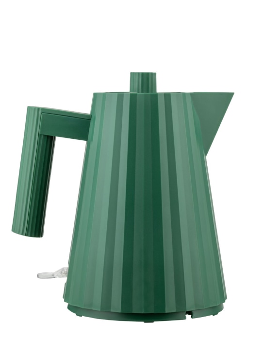 Alessi: Plissé electric kettle - Green - ecraft_0 | Luisa Via Roma