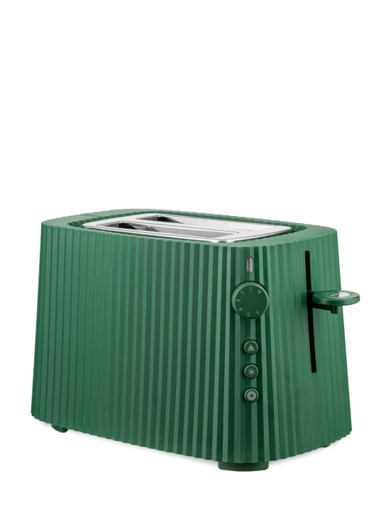 Alessi: Plissé electric toaster - Green - ecraft_0 | Luisa Via Roma