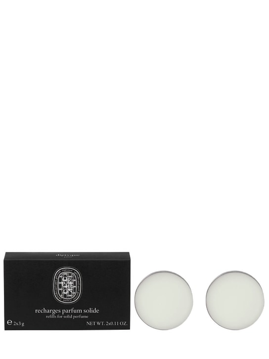 Diptyque: Recargas de perfume sólido Orpheon de 2 x 3gr ml - Transparente - beauty-men_1 | Luisa Via Roma