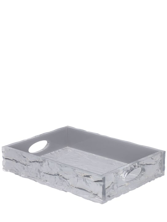 L'afshar: Crushed Ice tray - Gümüş - ecraft_0 | Luisa Via Roma