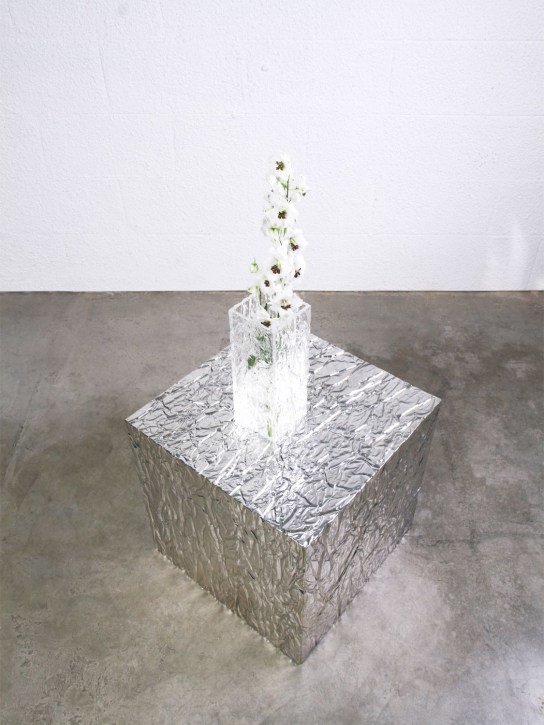 L'afshar: Crushed Ice vase - Şeffaf - ecraft_1 | Luisa Via Roma