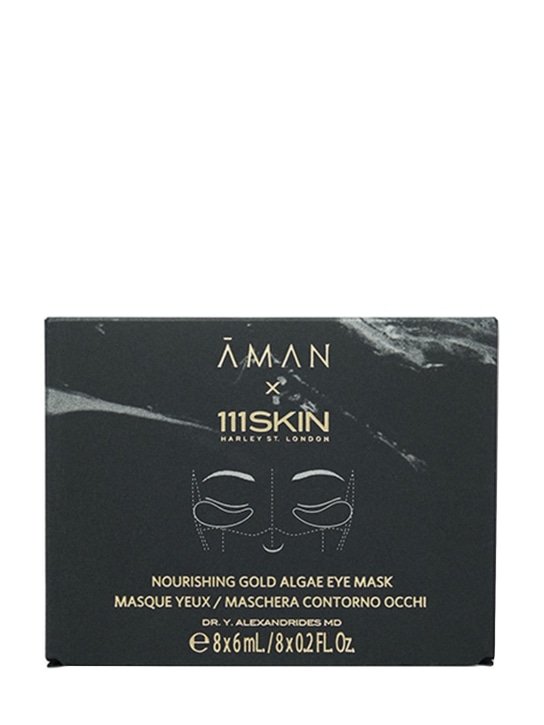 Aman Skincare: 8 x 6ml Nourishing Gold Algae Eye Masks - Transparent - beauty-women_0 | Luisa Via Roma
