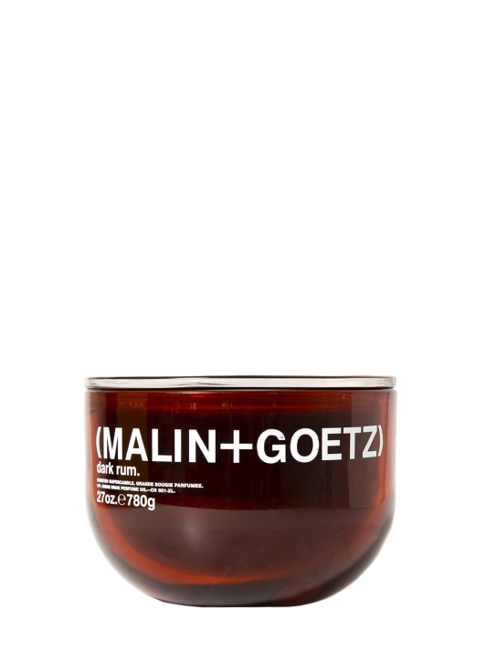 Malin + Goetz: 760gr Dark Rum Super Candle - Durchsichtig - beauty-women_0 | Luisa Via Roma