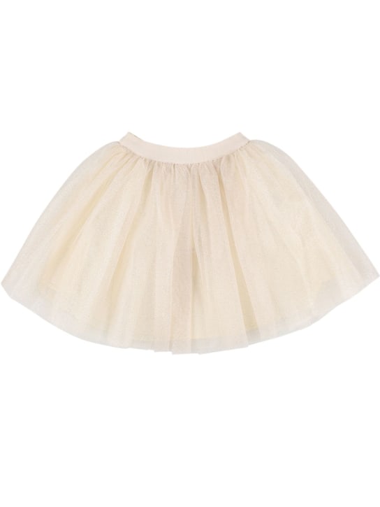 Bonpoint: Glittered print skirt - Wollweiß - kids-girls_0 | Luisa Via Roma