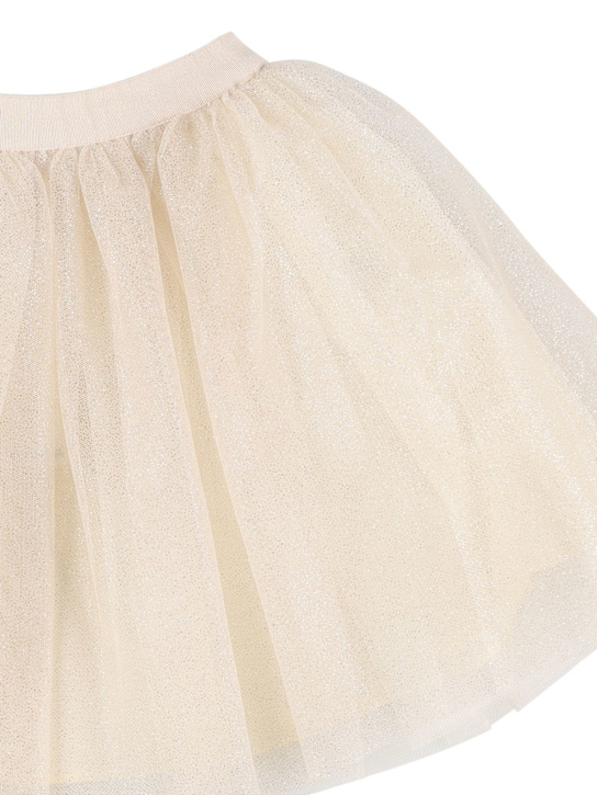 Bonpoint: Glittered print skirt - Wollweiß - kids-girls_1 | Luisa Via Roma