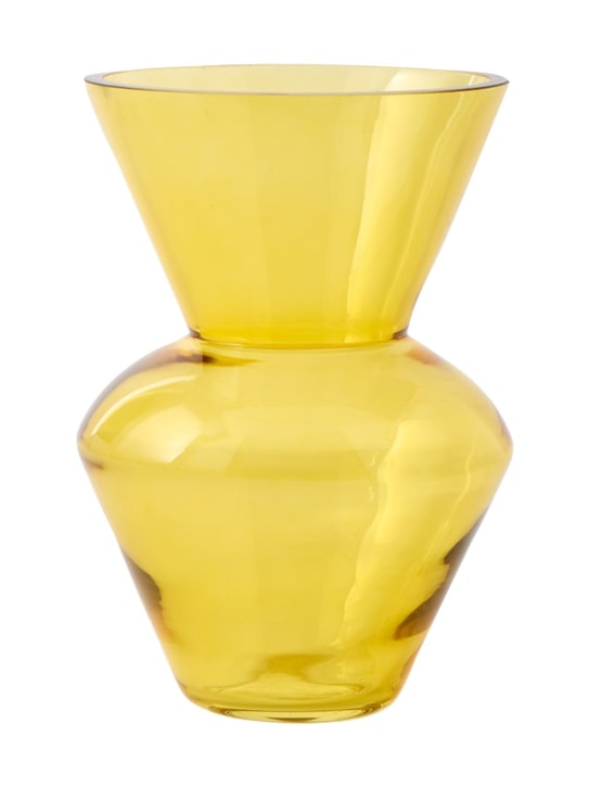 Polspotten: Fat neck vase - Yellow - ecraft_3 | Luisa Via Roma