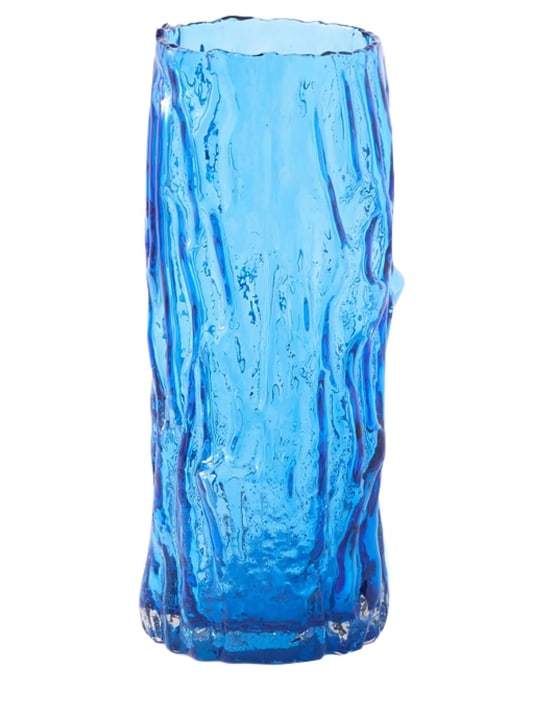 Polspotten: Medium tree log vase - Blue - ecraft_3 | Luisa Via Roma