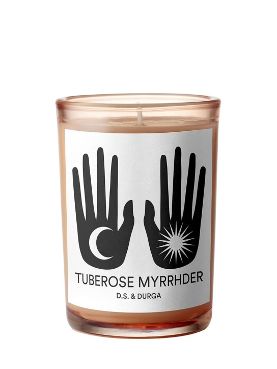 Ds&durga: 200gr Tuberose Myrrhder candle - Transparent - beauty-men_0 | Luisa Via Roma