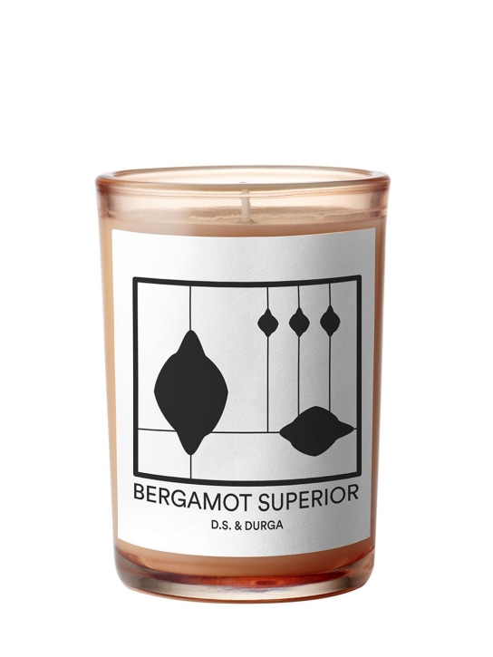 Ds&durga: 200gr Bergamot Superior candle - Transparent - beauty-men_0 | Luisa Via Roma