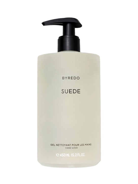 Byredo: 450ml Suede liquid soap - Transparent - beauty-women_0 | Luisa Via Roma