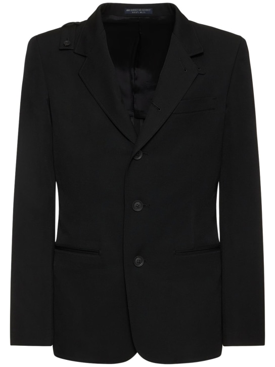 Wool gabardine jacket - Yohji Yamamoto - Men | Luisaviaroma