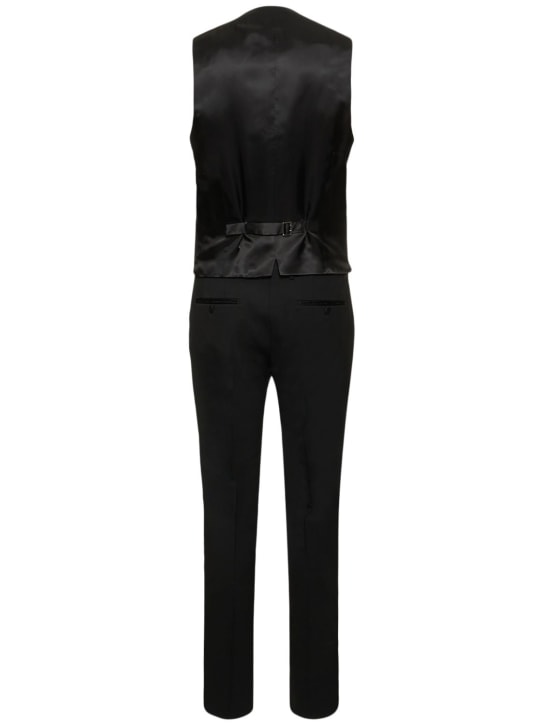 Dolce&Gabbana: Essential three-piece suit - Black - men_5 | Luisa Via Roma