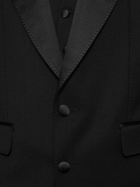 Dolce&Gabbana: Essential three-piece suit - Black - men_1 | Luisa Via Roma