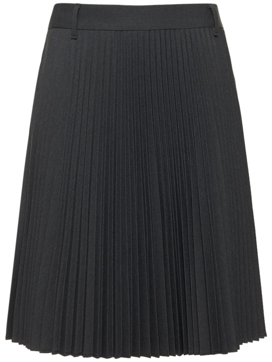 Burberry wool outlet skirt grey