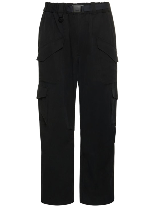 Y-3: Utility cargo pants with belt - men_0 | Luisa Via Roma