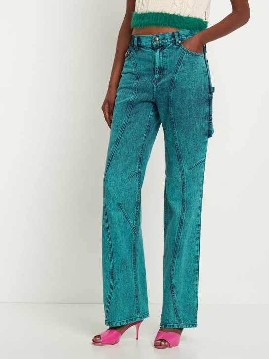 Manolo Blahnik: 70mm Houramu patent leather mules - Pink - women_1 | Luisa Via Roma