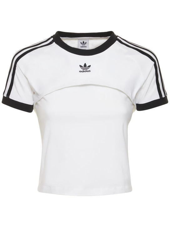 adidas Originals: 2-in-1 t-shirt - women_0 | Luisa Via Roma