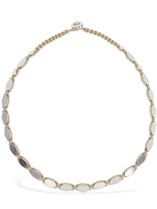 Isabel Marant: Sweets collar necklace - Natural/Silver - women_0 | Luisa Via Roma