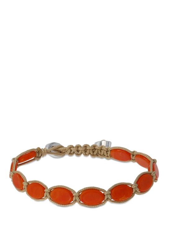 Isabel Marant: Bracelet chaîne Sweets - Orange/Beige - women_0 | Luisa Via Roma