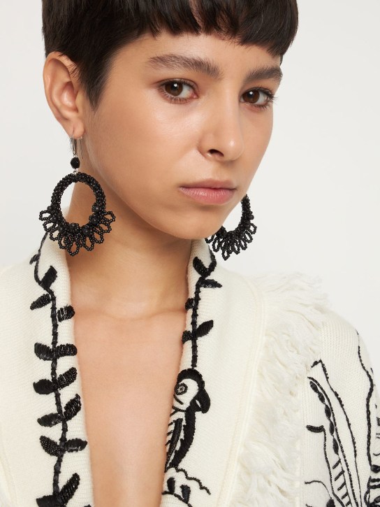 Isabel Marant: Talasi drop earrings - Black - women_1 | Luisa Via Roma