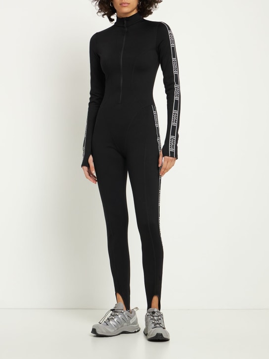 Wolford: Thermal jumpsuit w/ logo bands - women_1 | Luisa Via Roma
