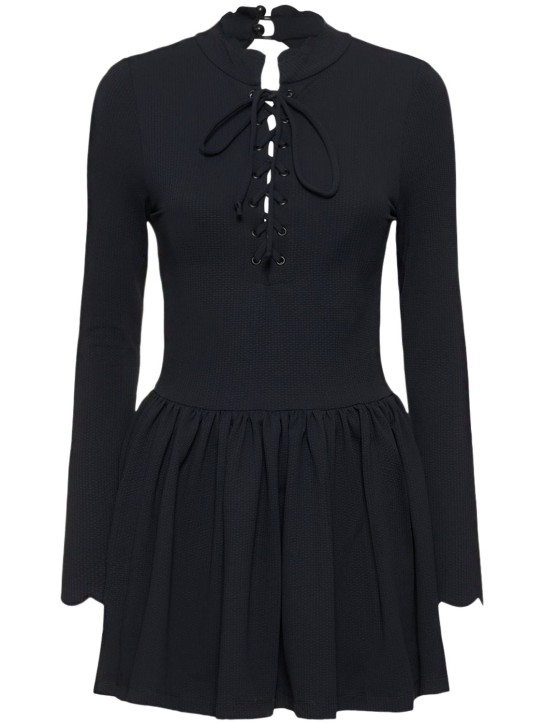 Marysia: KLEID AUS STRETCH-TECHNOSTOFF „MARTINA“ - Schwarz - women_0 | Luisa Via Roma