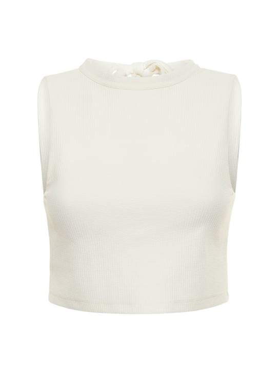 Marysia: Victoria短款上衣 - 白色 - women_0 | Luisa Via Roma