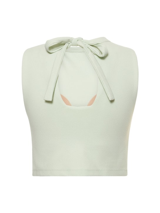 Marysia: Crop top Victoria - Verde - women_1 | Luisa Via Roma