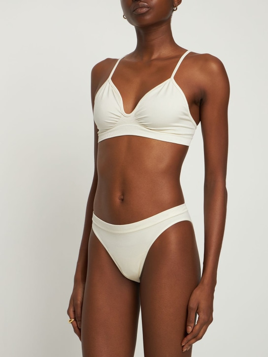 Prism Squared: Liberated bikini top - Beige - women_1 | Luisa Via Roma