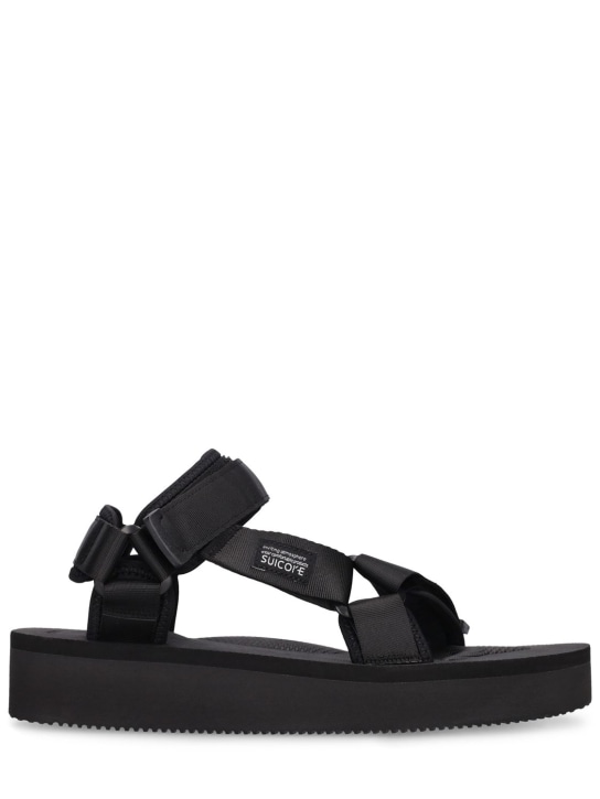 Suicoke: Depa 2PO凉鞋 - 黑色 - women_0 | Luisa Via Roma