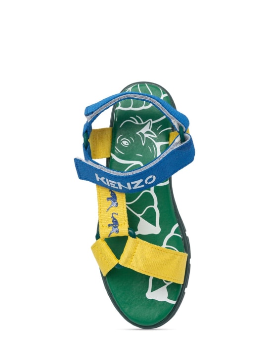 Kenzo Kids: SANDALEN MIT LOGODRUCK - Bunt - kids-boys_1 | Luisa Via Roma