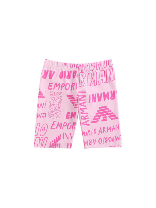 Armani all deals over print shorts