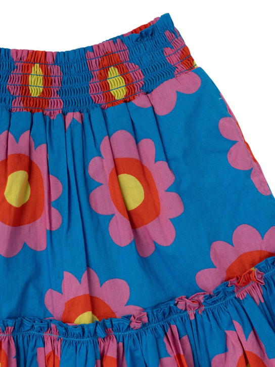 Stella McCartney Kids: オーガニックコットンスカート - ブルー/マルチカラー - kids-girls_1 | Luisa Via Roma