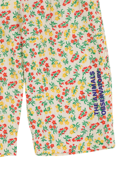 The Animals Observatory: Flower コットンパンツ - マルチカラー - kids-girls_1 | Luisa Via Roma